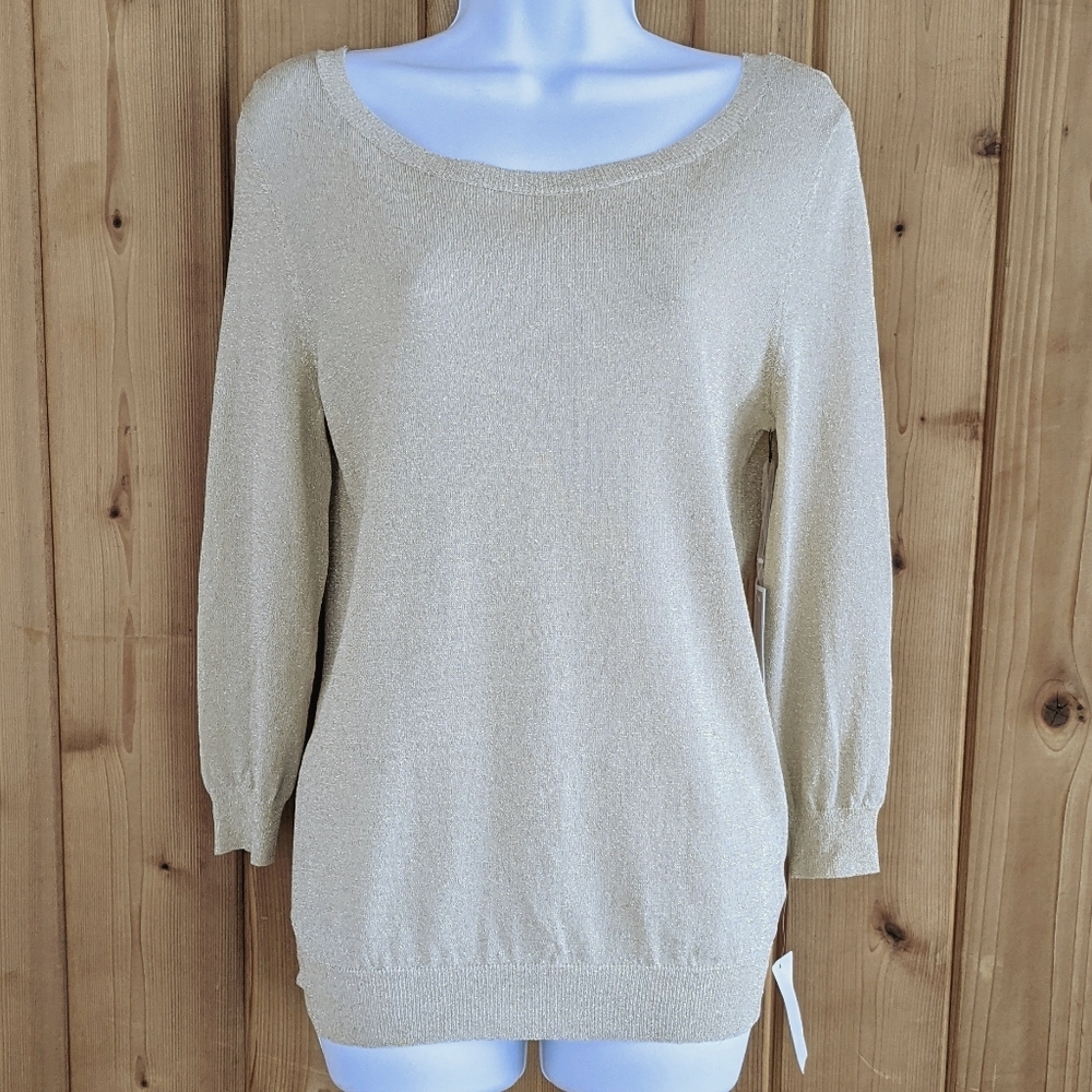 Chelsea 28 Metallic Keyhole Top - M